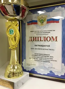 Кубок премии Лучшее предприятие 2019