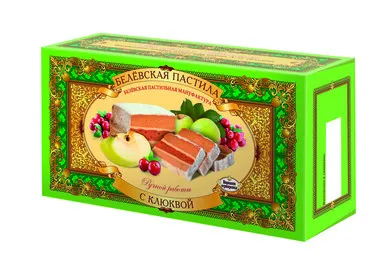Пастила с клюквой 100 гр