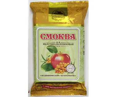 Смоква яблочно-облепиховая без добавления сахара/новинка